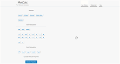 Desktop Screenshot of molcalc.org
