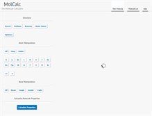 Tablet Screenshot of molcalc.org